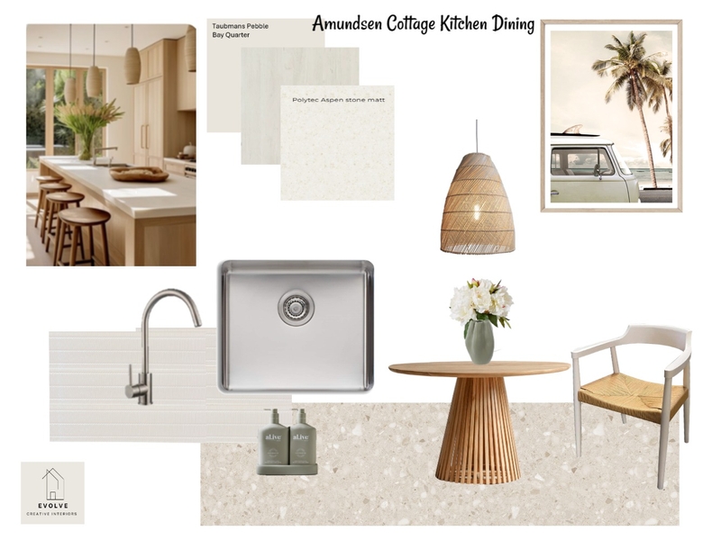 Amundsen Cottage Kitchen Laundry Mood Board by Evolve Creative Interiors on Style Sourcebook