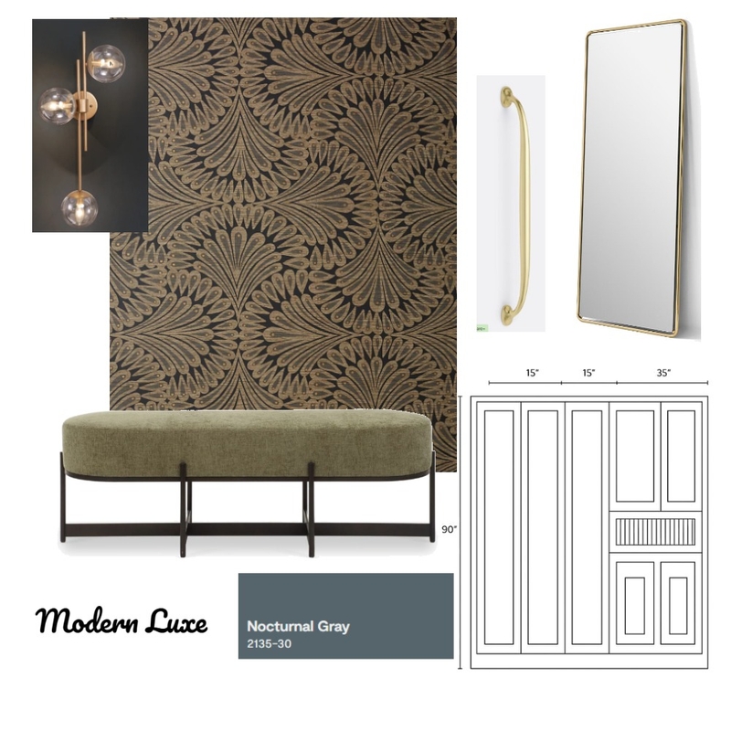 modern luxe foyer Mood Board by rachna mody on Style Sourcebook