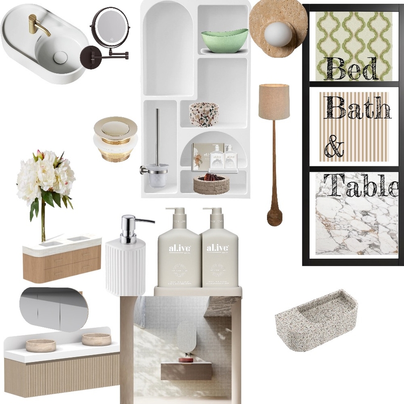 Bathroom museum case 10:06am plus fixtures Mood Board by FirstLast125 on Style Sourcebook