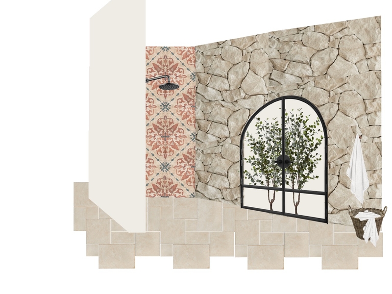 Mediterranean Bathroom - Shower View Mood Board by tylerpoletti on Style Sourcebook