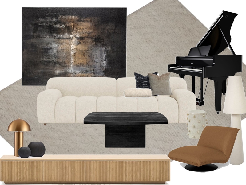 1 hopetoun way, new farm -  main lounge room dark two Mood Board by tlaws on Style Sourcebook