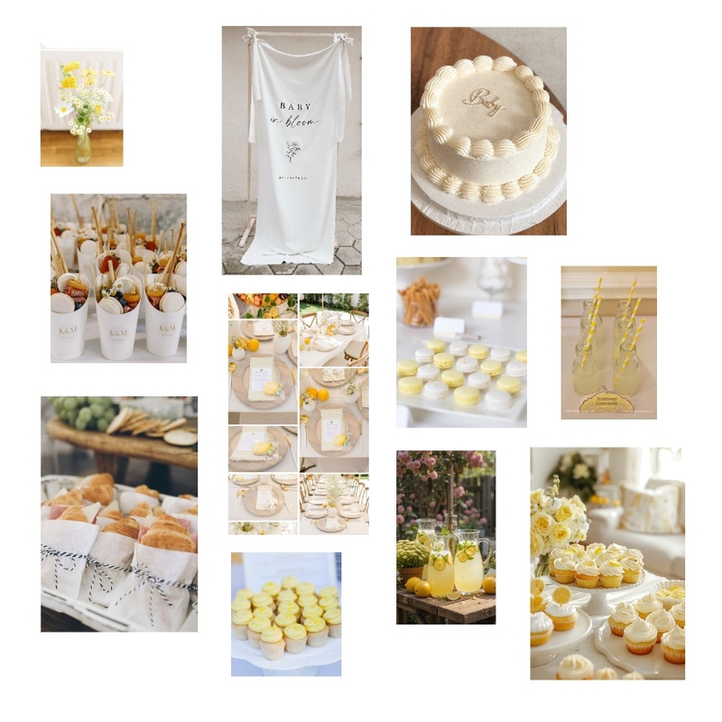 Baby Shower Mood Board by @thewhitehomeonthehill on Style Sourcebook