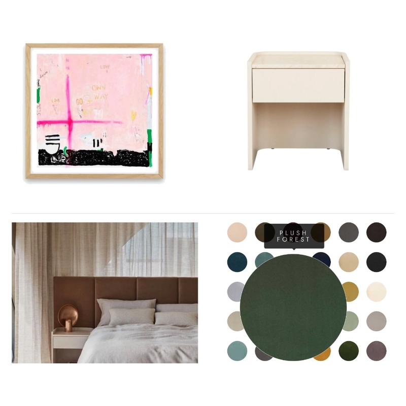 Megan Bedroom- Go Your Own Way (Forest) Mood Board by The Editorial Stylist on Style Sourcebook