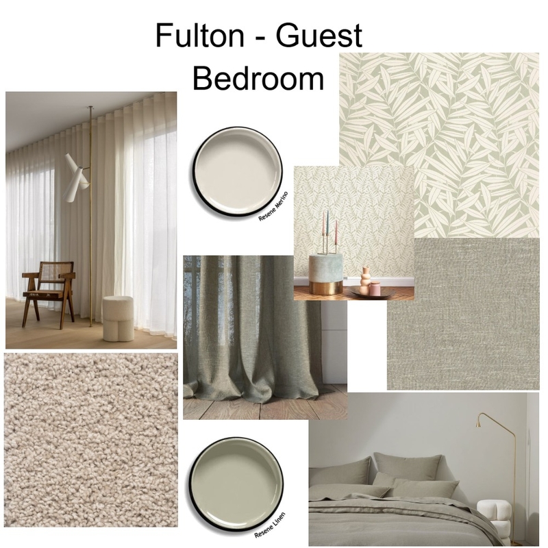 Fulton Apartment - Guest Bedroom Mood Board by JJID Interiors on Style Sourcebook