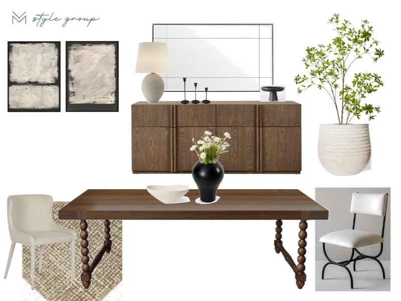 Formal Dining - Option 2 Mood Board by The VM Style Group on Style Sourcebook