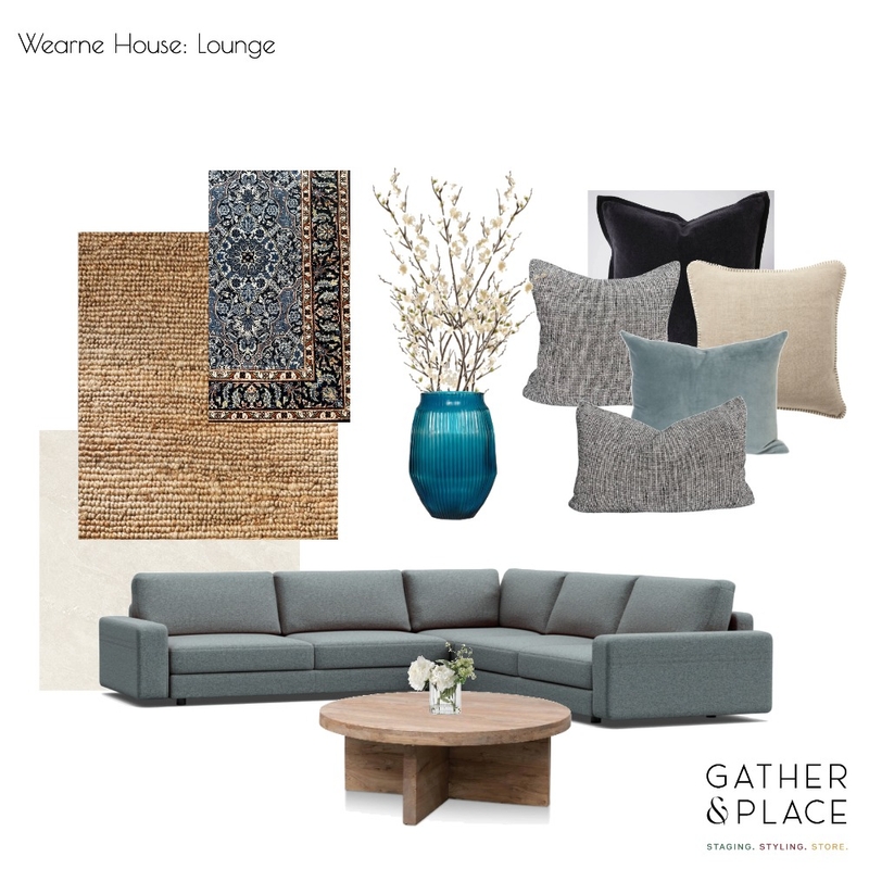 Wearne Home : Lounge Room Mood Board by Gather & Place on Style Sourcebook