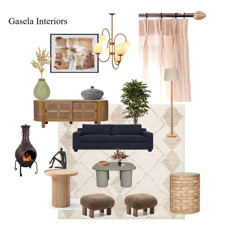 Living Room Design Mood Board by Nobs on Style Sourcebook