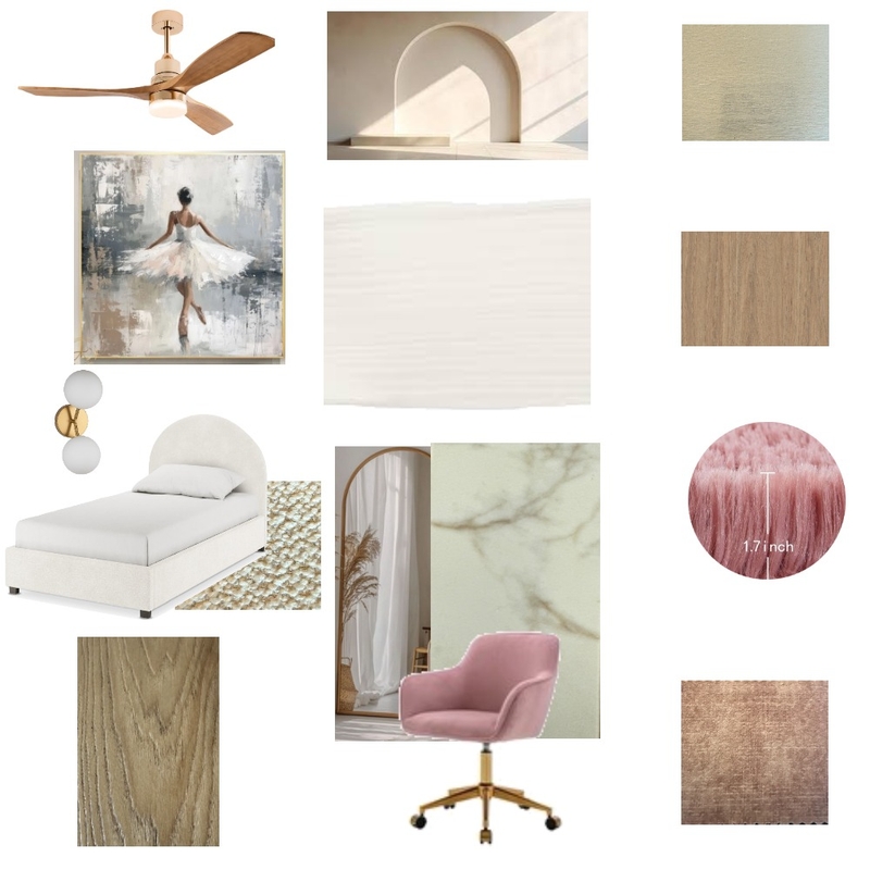 Sample Board Girls room Mood Board by paulette.joshi on Style Sourcebook