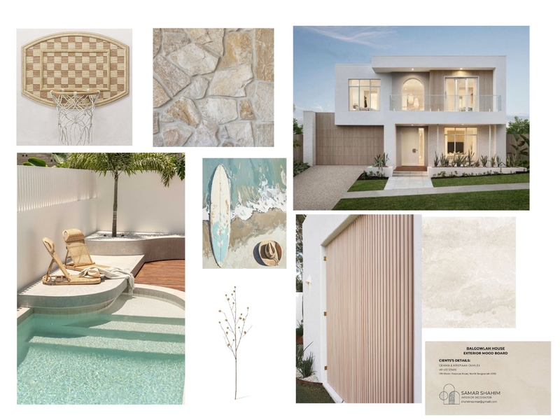 Exterior Mood Board Mood Board by SamarSh on Style Sourcebook