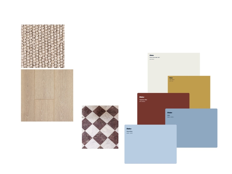 Triadic Colour Scheme (Red, Blue, Yellow) Mood Board by Emma White on Style Sourcebook