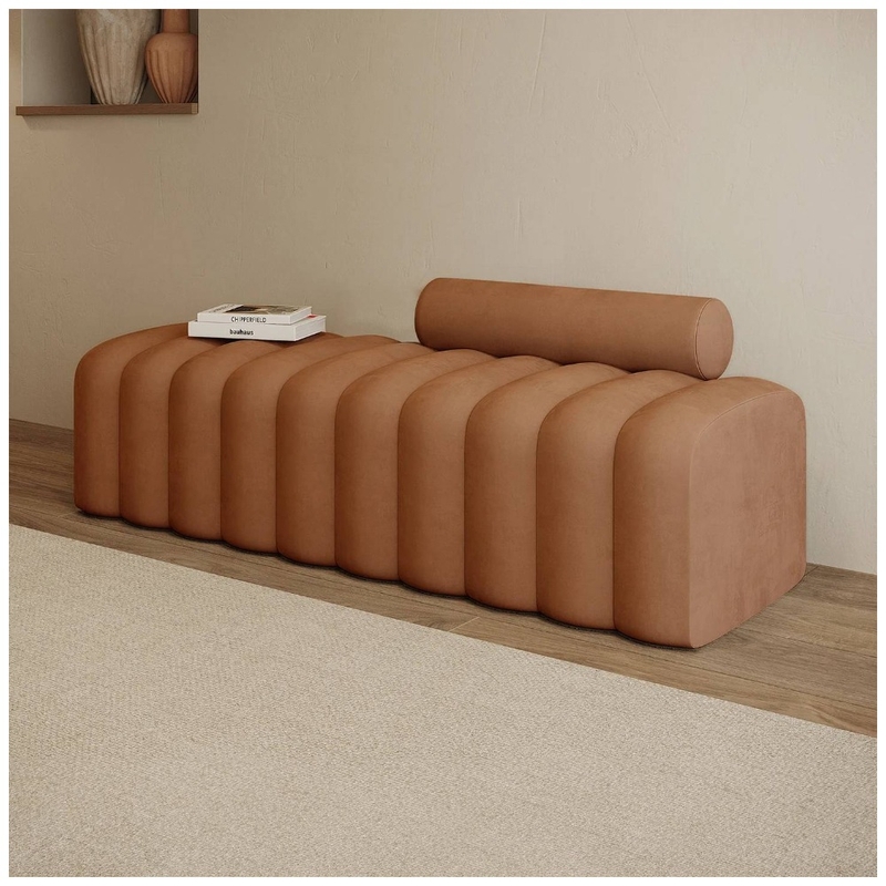 Sasa Velvet Bench with Backrest in Burnt Orange Mood Board by Luxo Living AU on Style Sourcebook