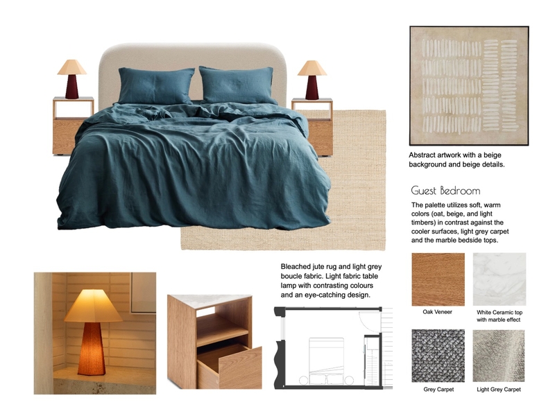 Guest Bedroom Mood Board by Studio Thicia Luiza on Style Sourcebook