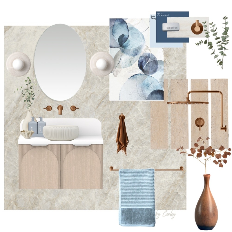 Soft Bronze Coastal Mood Board by Carley Design Studio on Style Sourcebook