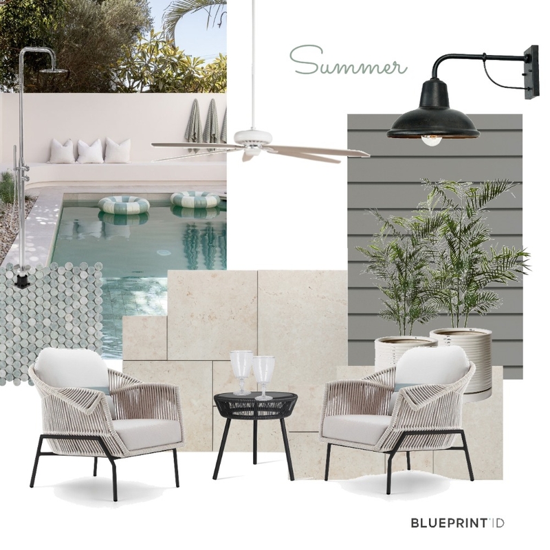 Soaking up Summer Mood Board by Blueprint Interior Design on Style Sourcebook