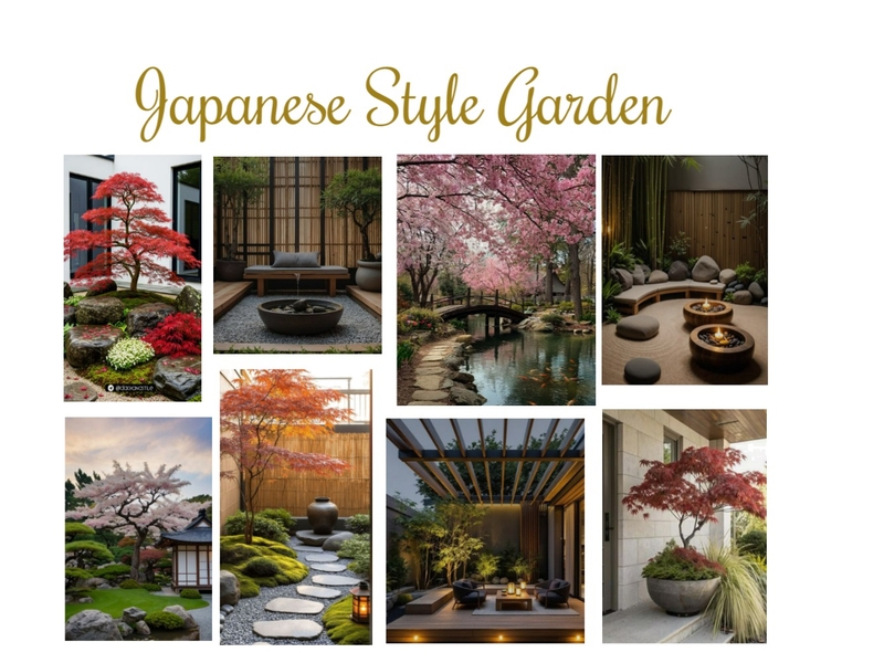 japanese garden Mood Board by lisabet on Style Sourcebook