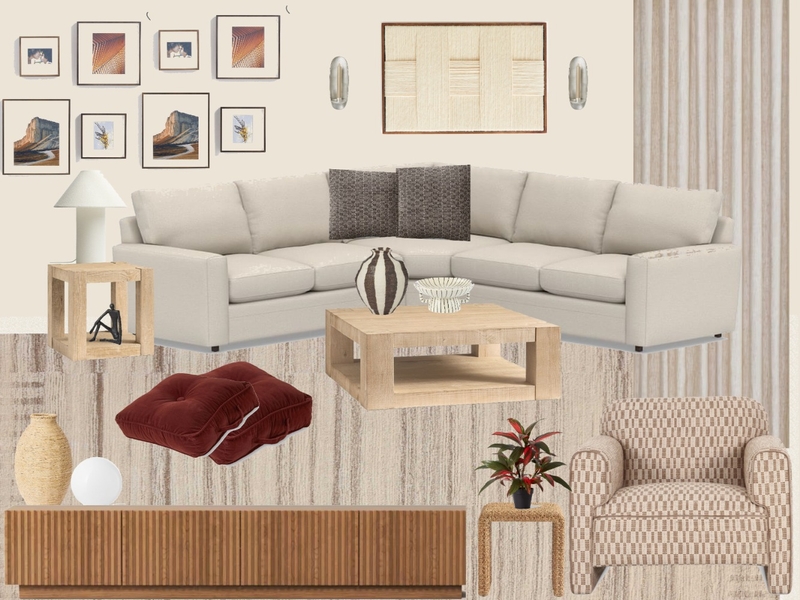 Neutral Color Pallet: Living Room Mood Board by Larmour on Style Sourcebook