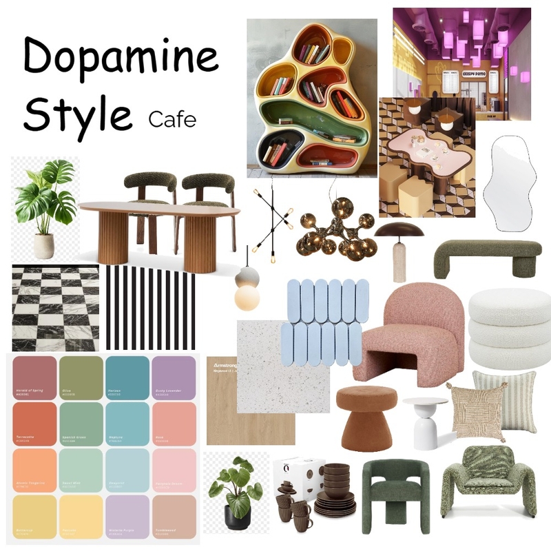dopamine style Mood Board by taraanasori on Style Sourcebook