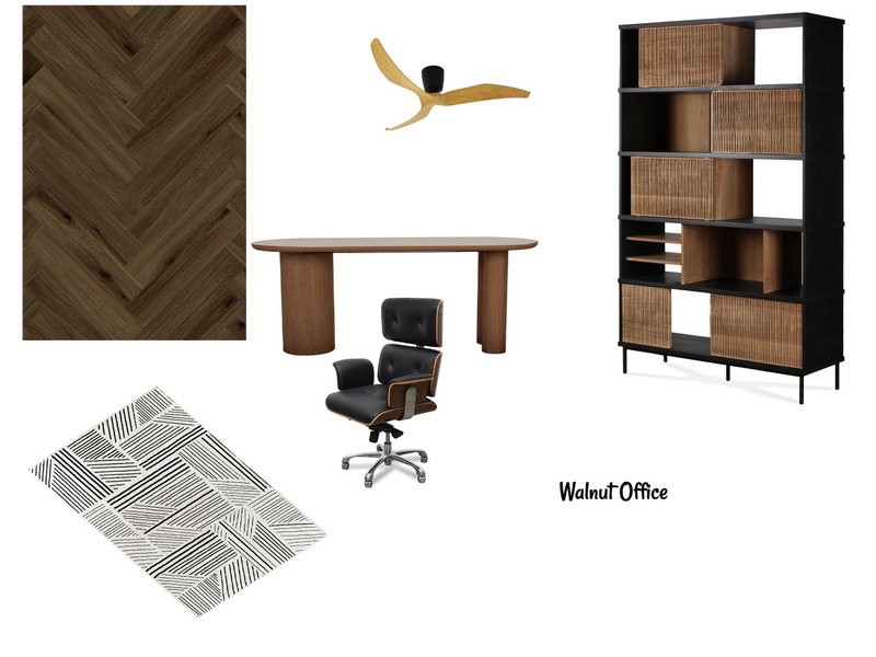 Walnut Office Mood Board by ThirdPyramidDesigns on Style Sourcebook