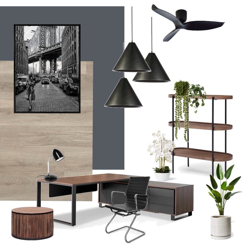 Home Office Sample Board v2 Mood Board by Design by Uliana on Style Sourcebook