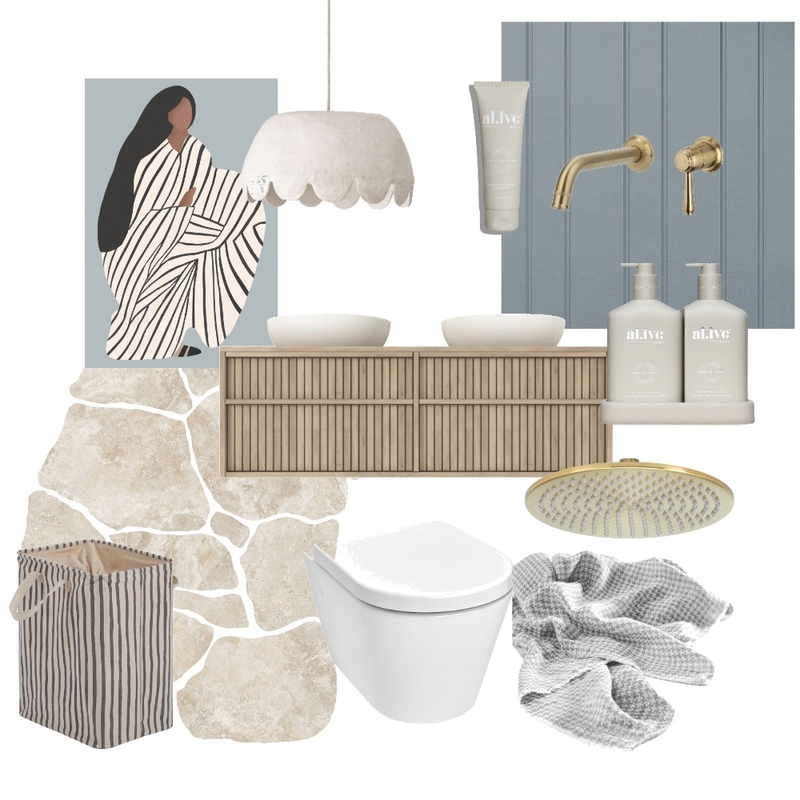 muted blue bathroom Mood Board by zita2007 on Style Sourcebook