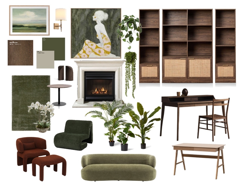 Study Forest Mood Board by yassmenyousef on Style Sourcebook