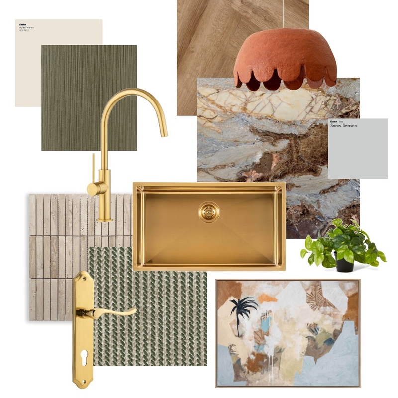 Kitchen Brushed Brass Vibe Mood Board by Aquaperla on Style Sourcebook