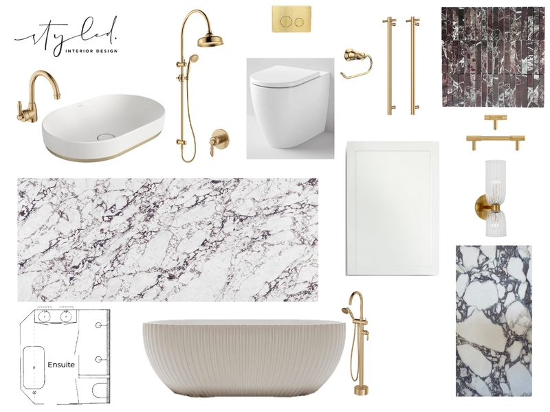 Ballinger - Ensuite Mood Board by Styled Interior Design on Style Sourcebook