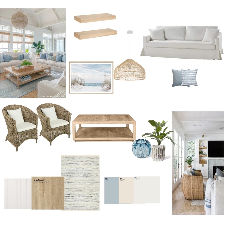 Coastal Living Room Mood Board by smaiato on Style Sourcebook