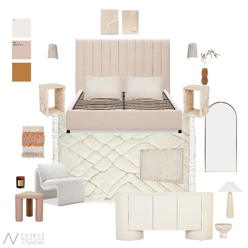 Serene Contemporary Bedroom Mood Board by ANNEKE NOMURA INTERIORS on Style Sourcebook