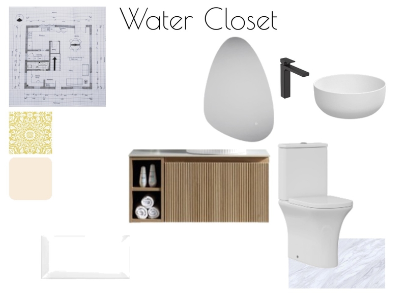 Water Closet Design (IDI A.9) Mood Board by Maisie_Cupid on Style Sourcebook