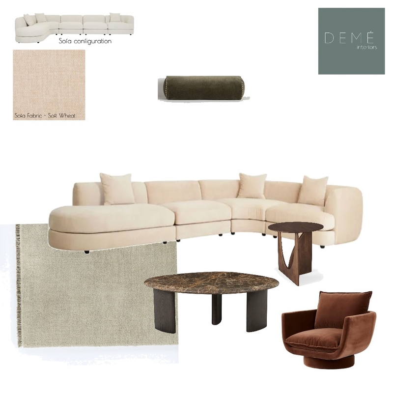 Richardson Living Room Mood Board by Demé Interiors on Style Sourcebook