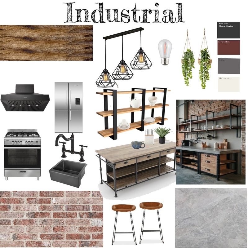 Industrial Mood Board by Elijahoney on Style Sourcebook