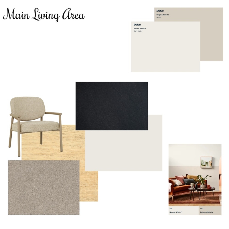 Main Living Area Mood Board by Nest Interiors on Style Sourcebook