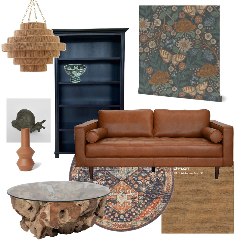 Whimsical Traditional Living Room Mood Board by latheandquill on Style Sourcebook