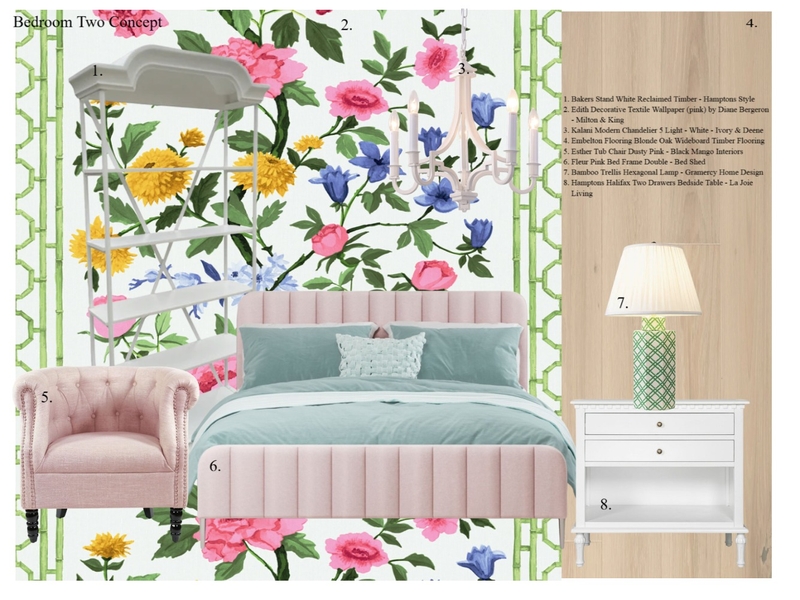 Wyralla Road Bedroom Two Concept Mood Board by botany75 on Style Sourcebook