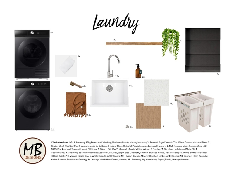 Laundry Mood Board by MBDesigns on Style Sourcebook
