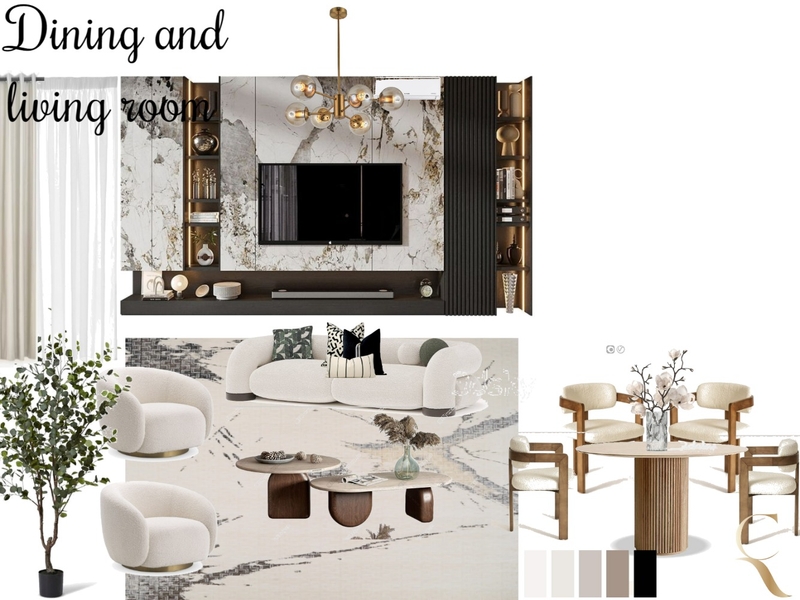 Living and dining room thelma Mood Board by dimakatso on Style Sourcebook