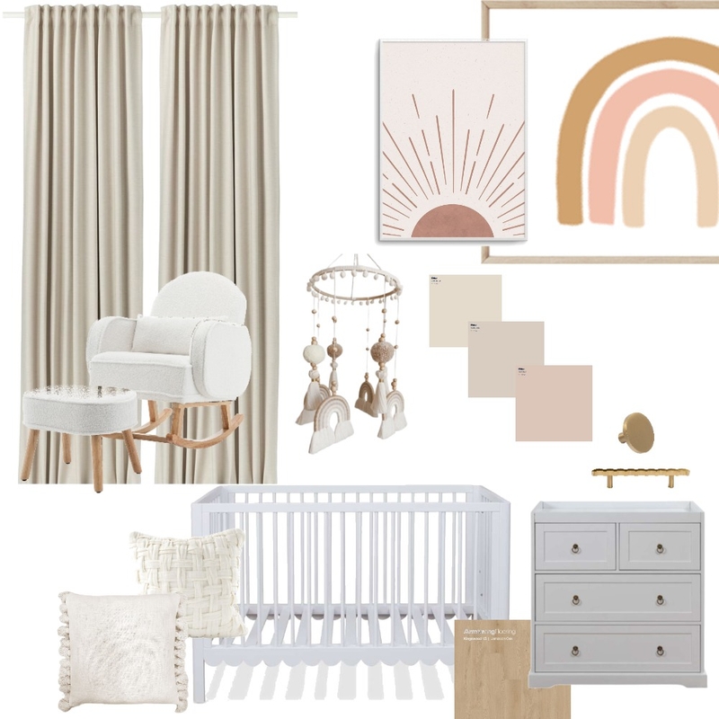 NURSERY RENATA 1 Mood Board by BOREAL STUDIO MX on Style Sourcebook