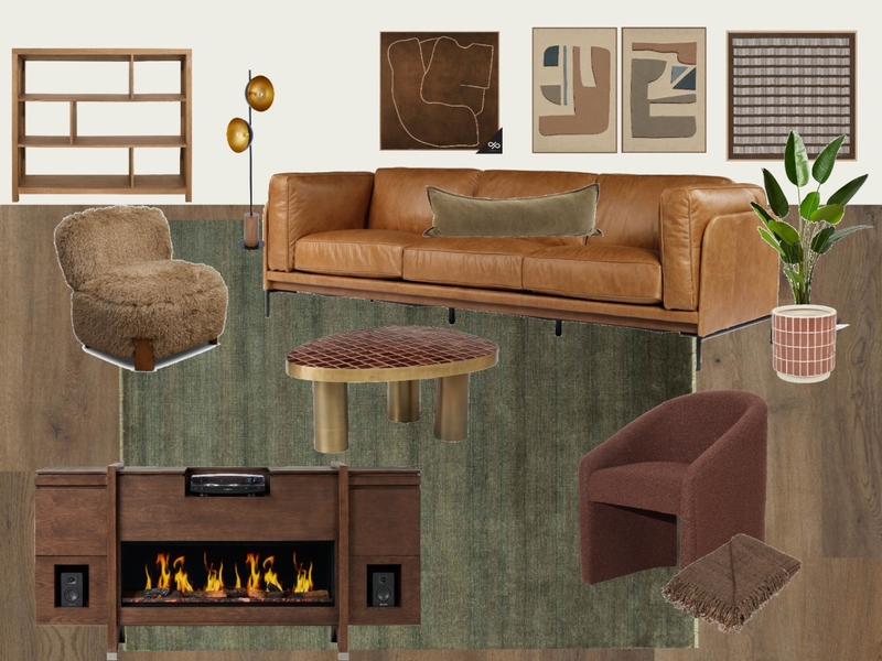 Mid-Century Modern-Room Specific Mood Board-In Progress Mood Board by kballew on Style Sourcebook
