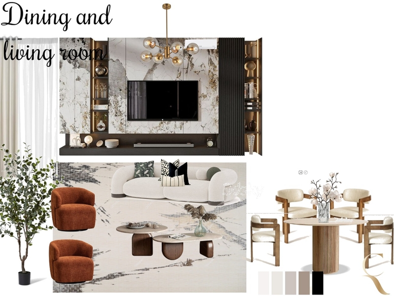 Living and dining room thelma Mood Board by dimakatso on Style Sourcebook
