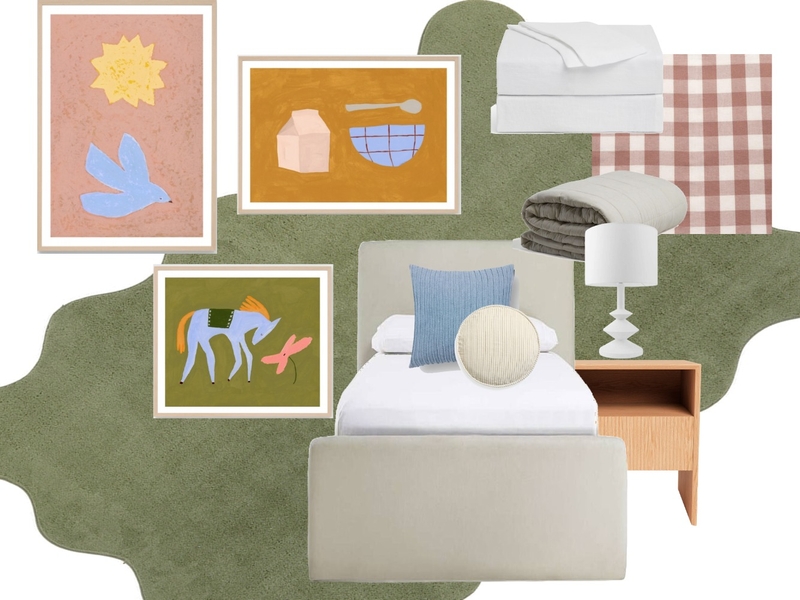 3 malachite street -  Keperra daughters room Mood Board by tlaws on Style Sourcebook