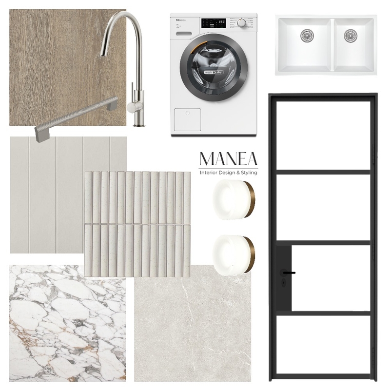 Light Laundry Mood Board by Manea Interior Design & Styling on Style Sourcebook