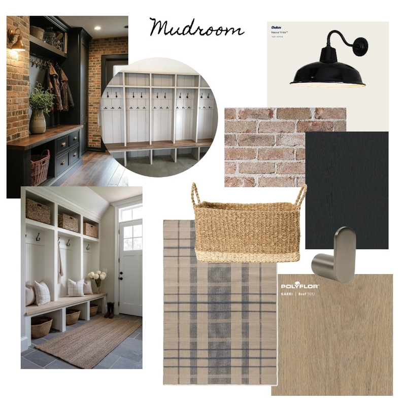 Farmhouse Mudroom Mood Board by ChesaMarieDesigns on Style Sourcebook