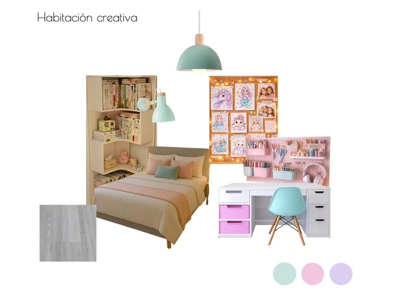 Habitación creativa Mood Board by Romicorty on Style Sourcebook