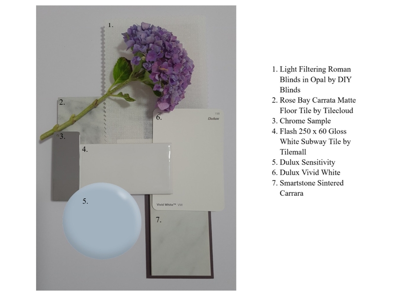 Wyralla Road Laundry Materials Board Mood Board by botany75 on Style Sourcebook