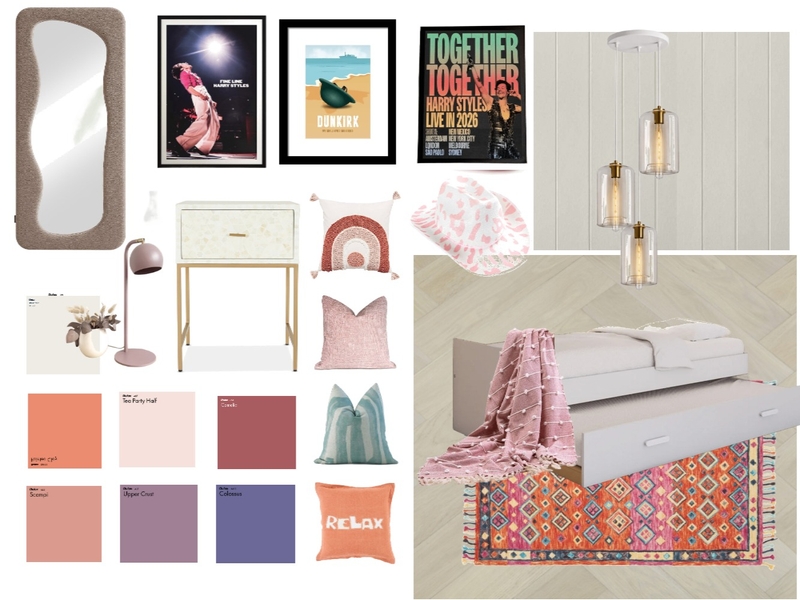 Soft Moodboard 1 Harry Styles teen girl Mood Board by mendozateaching on Style Sourcebook