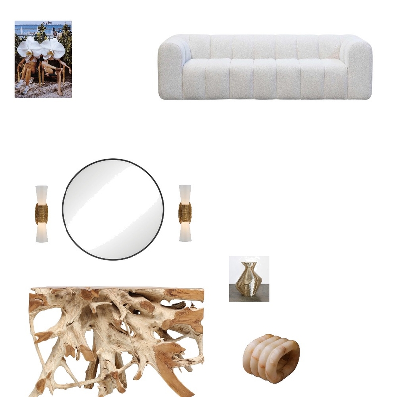 Beach Drift Wood White Couch Living Room Mood Board by ANNEKE NOMURA INTERIORS on Style Sourcebook