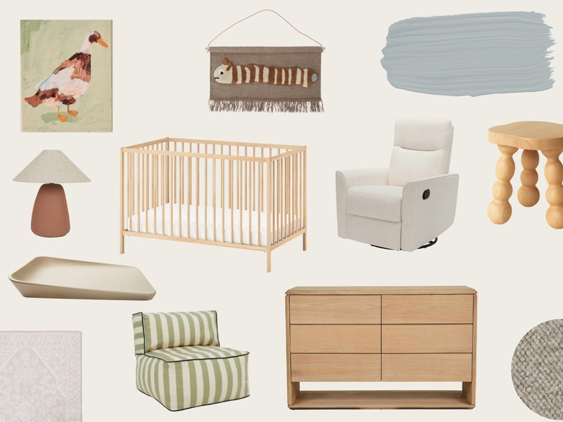 Tonal, Playful Nursery Mood Board by Studio McHugh on Style Sourcebook