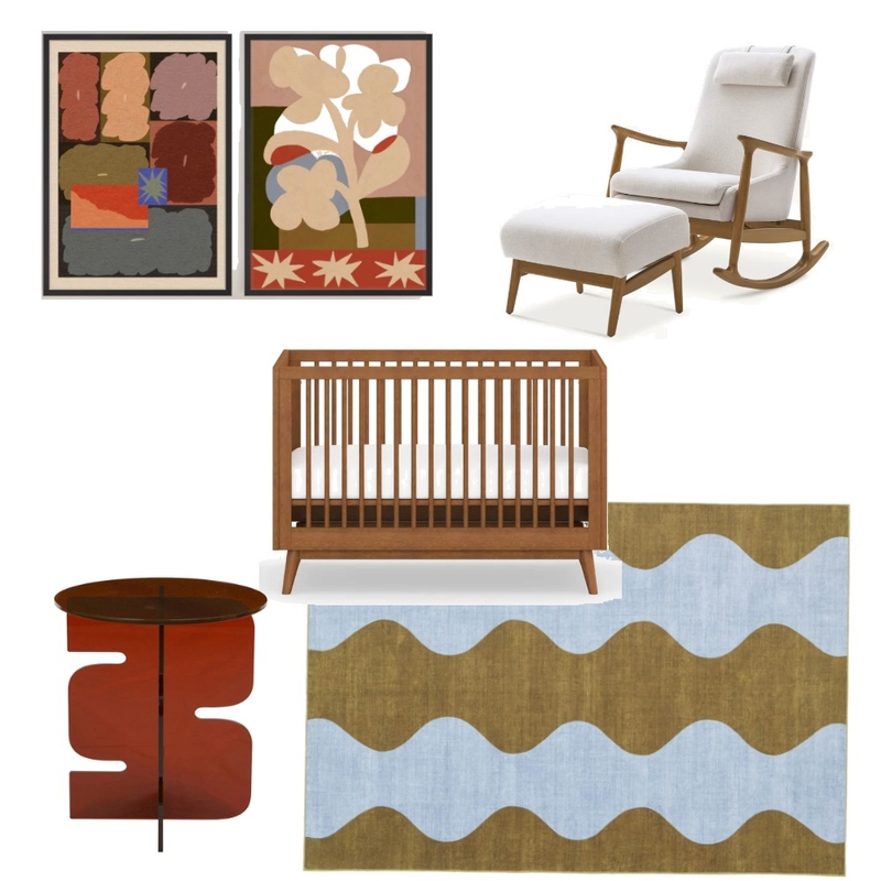 Nursery Mood Board by Nicole Frelingos on Style Sourcebook