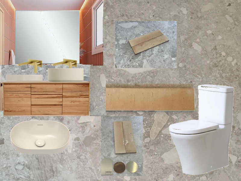 Powder Room - Almond Basin Mood Board by Cobblestone Studios on Style Sourcebook